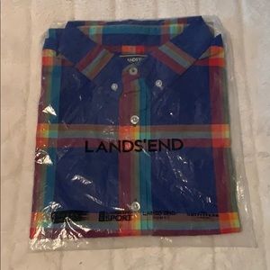 Lands’ End Boys Buttoned Dress Shirt